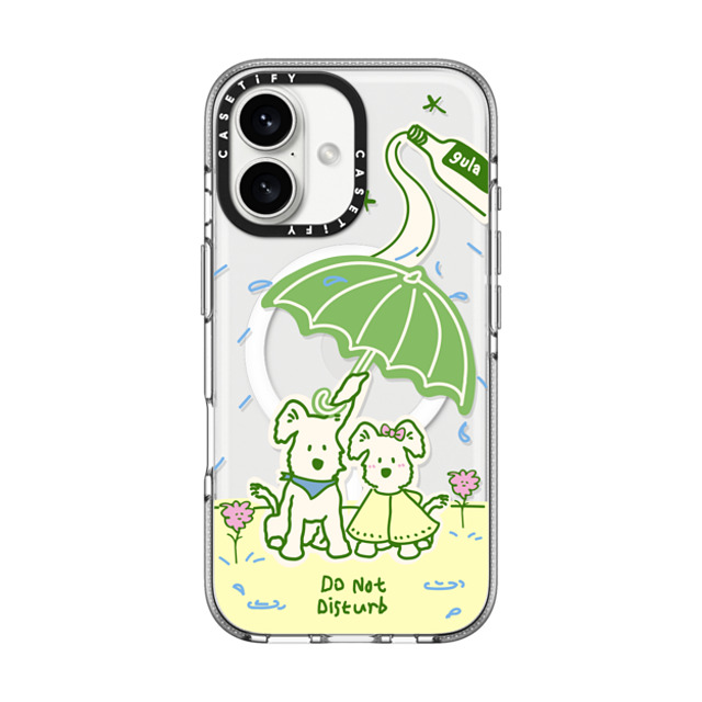 CASETiFY iPhone 16 Case Clear Clear Case MagSafe Compatible singing in the rain gula Mother's Day CASETiFY iPhone 16 Case Clear Clear Case MagSafe Compatible singing in the rain gula Mother's Day