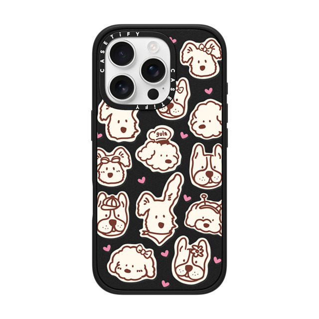 CASETiFY iPhone 16 Pro ケース マットブラック インパクトケース MagSafe対応 dian party gula