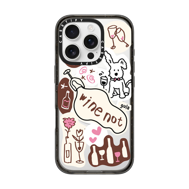 CASETiFY iPhone 16 Pro ケース ブラック インパクトケース MagSafe対応 stay alone gula