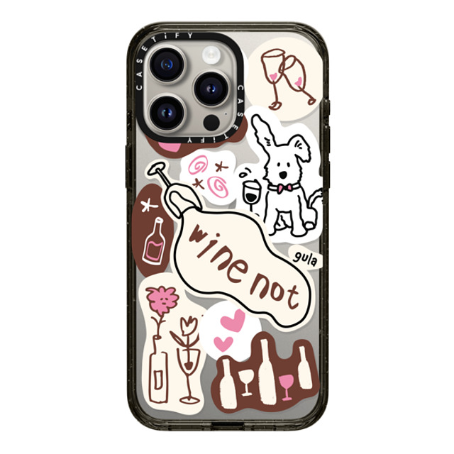 CASETiFY iPhone 15 Pro Max ケース ブラック インパクトケース stay alone gula