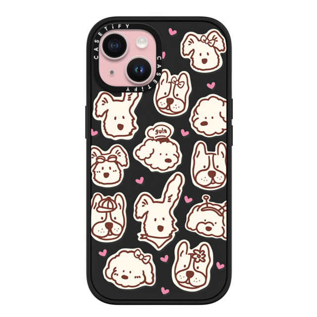 CASETiFY iPhone 15 ケース マットブラック インパクトケース MagSafe対応 dian party gula