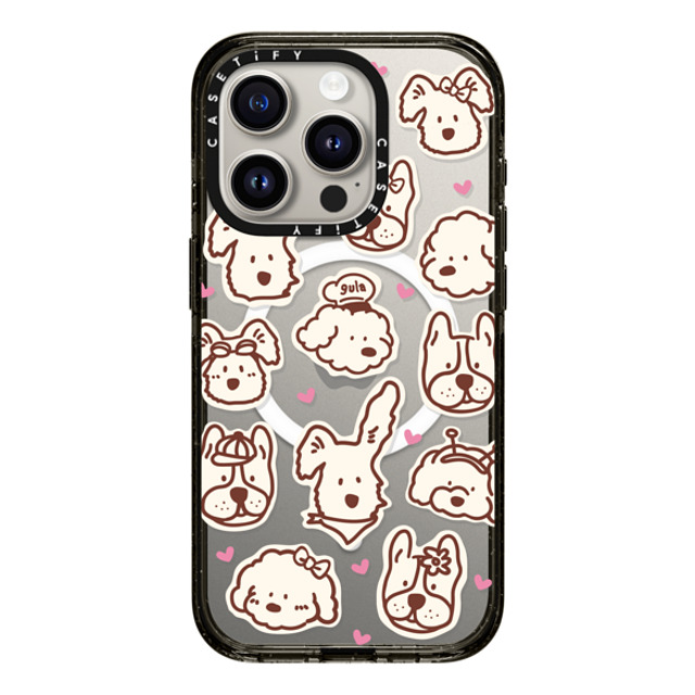 CASETiFY iPhone 15 Pro ケース ブラック インパクトケース MagSafe対応 dian party gula