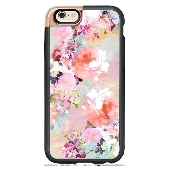 Romantic Pink Teal Pastel Chic Floral Pattern by Girly Trend – CASETiFY