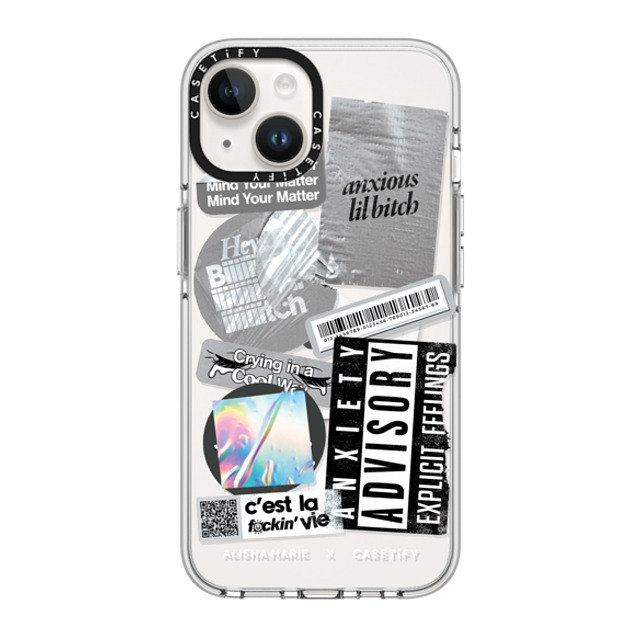 CASETiFY iPhone 14 Case Clear Clear Case MagSafe Compatible Alisha Marie In My Feels Case alishamariecapsule2022 CASETiFY iPhone 14 Case Clear Clear Case MagSafe Compatible Alisha Marie In My Feels Case alishamariecapsule2022