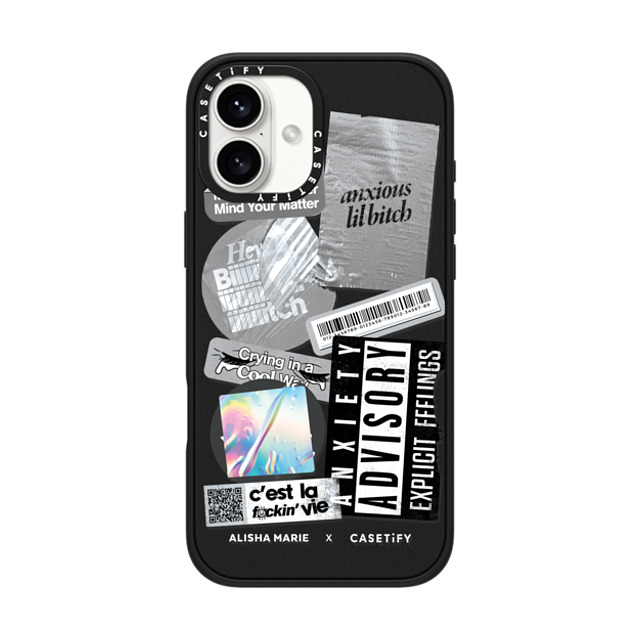 CASETiFY iPhone 16 Plus ケース マットブラック インパクトケース MagSafe対応 Alisha Marie In My Feels Case alishamariecapsule2022 Back to School CASETiFY iPhone 16 Plus ケース マットブラック インパクトケース MagSafe対応 Alisha Marie In My Feels Case alishamariecapsule2022 Back to School