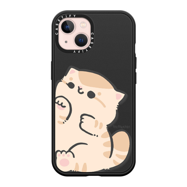 fluffystar x CASETiFY iPhone 13 ケース マットブラック インパクトケース MagSafe対応 With Bobo