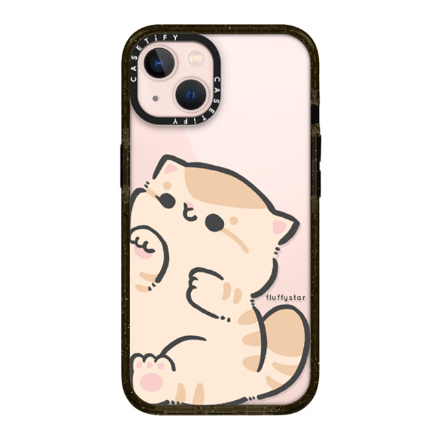 fluffystar x CASETiFY iPhone 13 ケース ブラック インパクトケース With Bobo