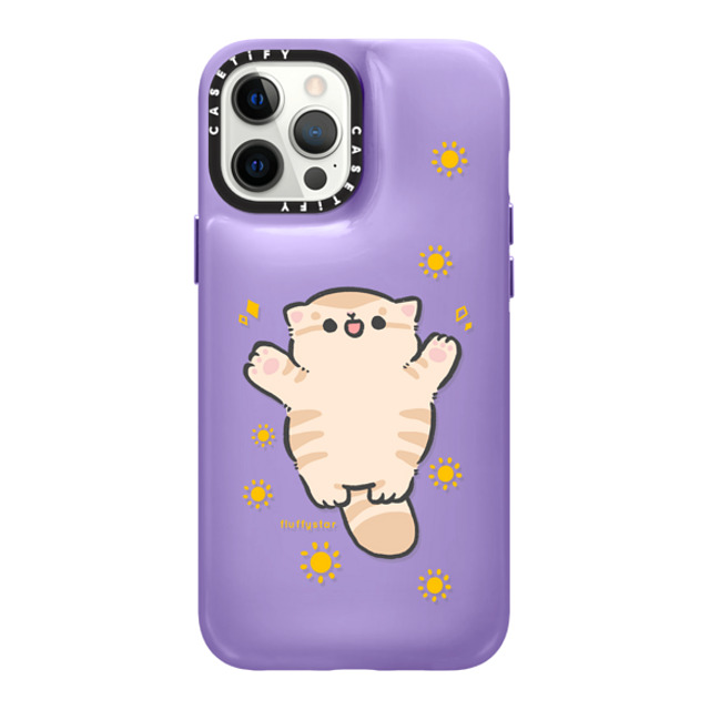 fluffystar x CASETiFY iPhone 12 Pro Max ケース バイオレット パープル ピローケース Be Your Sunshine