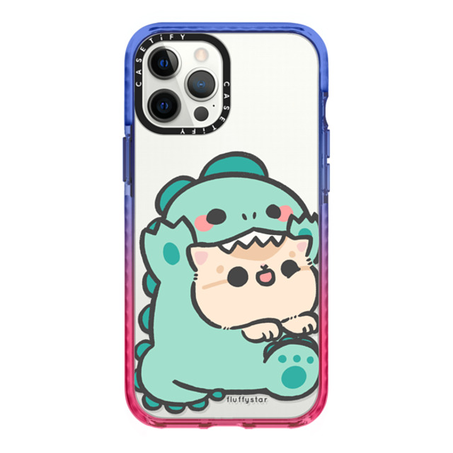 fluffystar x CASETiFY iPhone 12 Pro Max ケース Sunset インパクトケース Bobo Dino