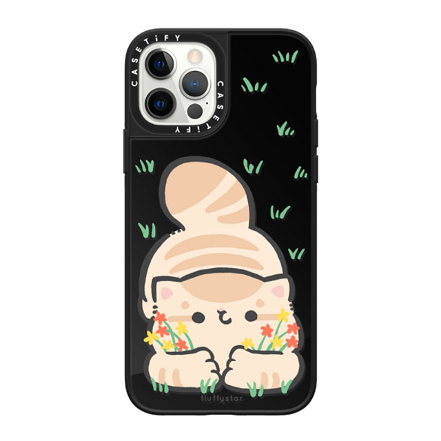 fluffystar x CASETiFY iPhone 12 Pro Case Black on Black ミラーケース MagSafe対応 You are My Flower Bobo Mother's Day fluffystar x CASETiFY iPhone 12 Pro Case Black on Black ミラーケース MagSafe対応 You are My Flower Bobo Mother's Day