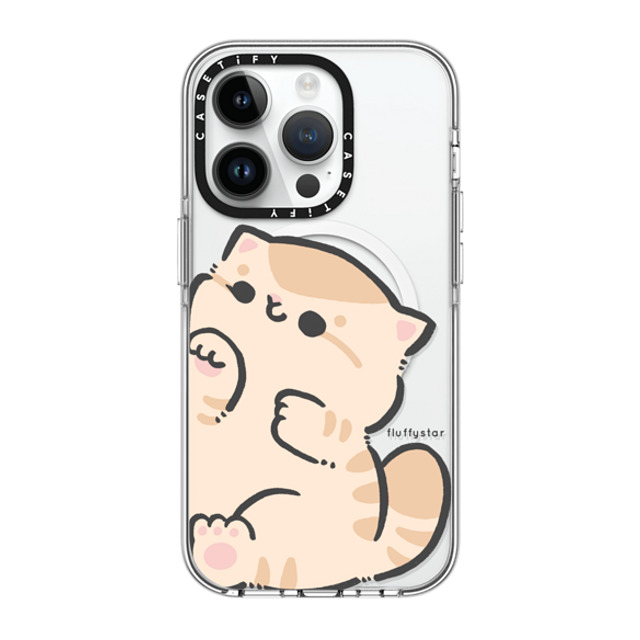 fluffystar x CASETiFY iPhone 14 Pro ケース クリア クリア ケース MagSafe対応 With Bobo