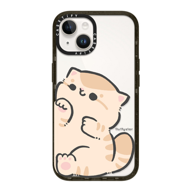 fluffystar x CASETiFY iPhone 14 ケース ブラック インパクトケース With Bobo