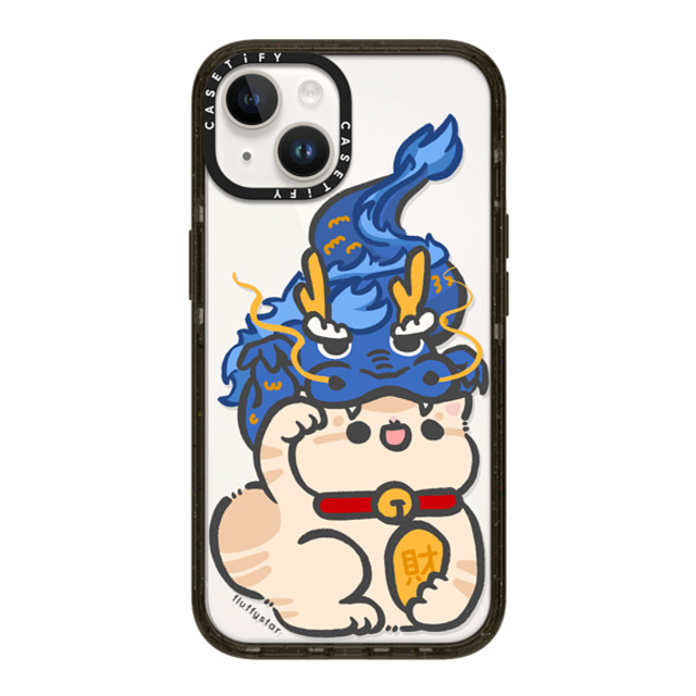 fluffystar x CASETiFY iPhone 14 ケース ブラック インパクトケース Bobo in Dragon Year