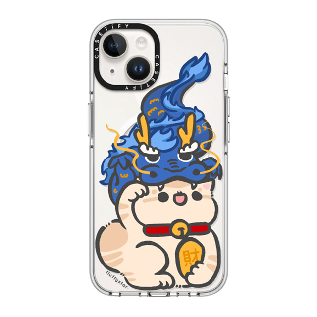 fluffystar x CASETiFY iPhone 14 ケース クリア クリア ケース MagSafe対応 Bobo in Dragon Year