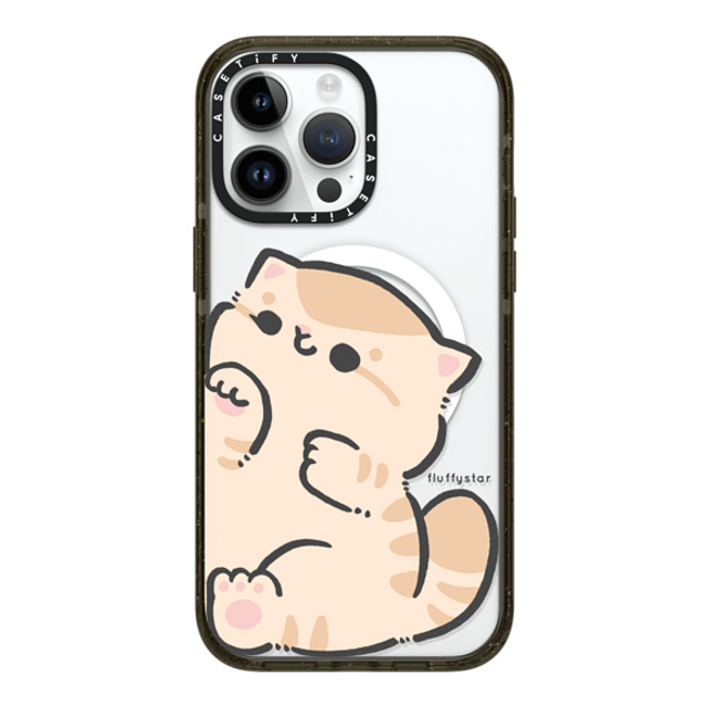 fluffystar x CASETiFY iPhone 14 Pro Max ケース ブラック インパクトケース MagSafe対応 With Bobo