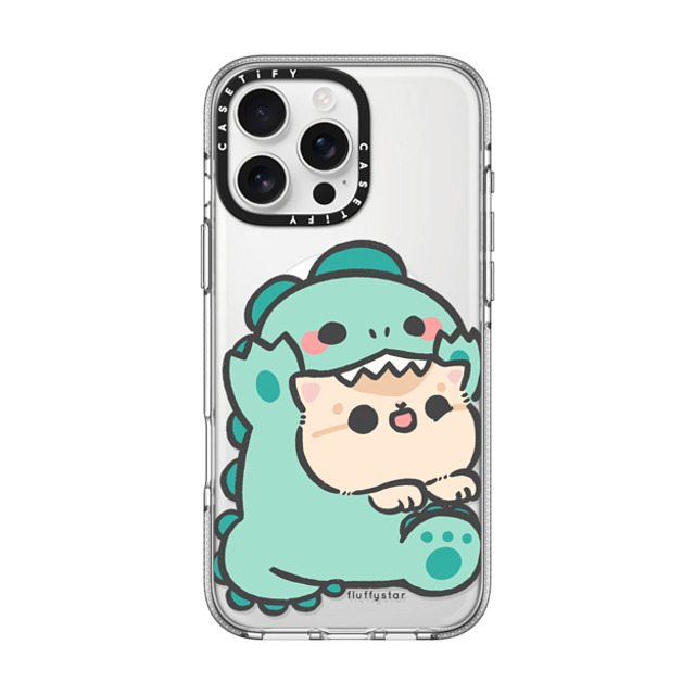 fluffystar x CASETiFY iPhone 16 Pro Max ケース クリア クリア ケース MagSafe対応 Bobo Dino