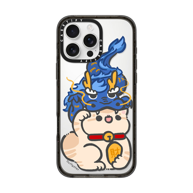 fluffystar x CASETiFY iPhone 16 Pro Max ケース ブラック インパクトケース MagSafe対応 Bobo in Dragon Year