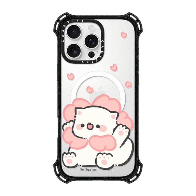 fluffystar x CASETiFY iPhone 16 Pro Max Case Black バウンスケース Sakura Nini fluffystar x CASETiFY iPhone 16 Pro Max Case Black バウンスケース Sakura Nini