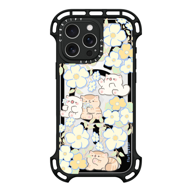 fluffystar x CASETiFY iPhone 16 Pro Max Case Black ウルトラ バウンスケース MagSafe対応 Flower day fluffystar x CASETiFY iPhone 16 Pro Max Case Black ウルトラ バウンスケース MagSafe対応 Flower day