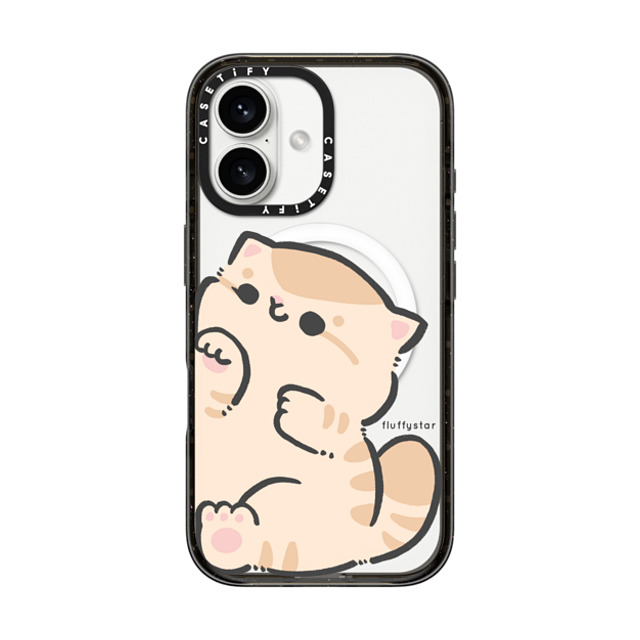 fluffystar x CASETiFY iPhone 16 ケース ブラック インパクトケース MagSafe対応 With Bobo