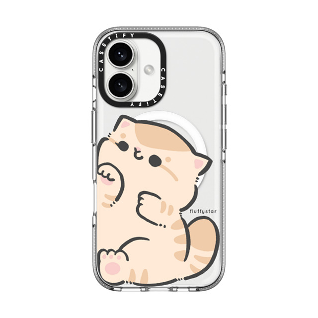 fluffystar x CASETiFY iPhone 16 ケース クリア クリア ケース MagSafe対応 With Bobo