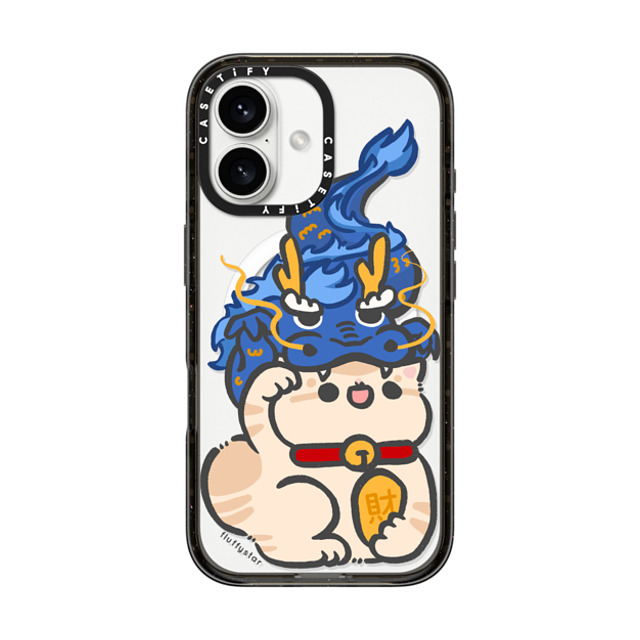 fluffystar x CASETiFY iPhone 16 ケース ブラック インパクトケース MagSafe対応 Bobo in Dragon Year