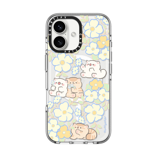 fluffystar x CASETiFY iPhone 16 Case Clear Clear Case MagSafe Compatible Flower day Mother's Day fluffystar x CASETiFY iPhone 16 Case Clear Clear Case MagSafe Compatible Flower day Mother's Day