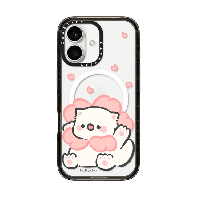 fluffystar x CASETiFY iPhone 16 ケース ブラック インパクトケース MagSafe対応 Sakura Nini Back to School fluffystar x CASETiFY iPhone 16 ケース ブラック インパクトケース MagSafe対応 Sakura Nini Back to School