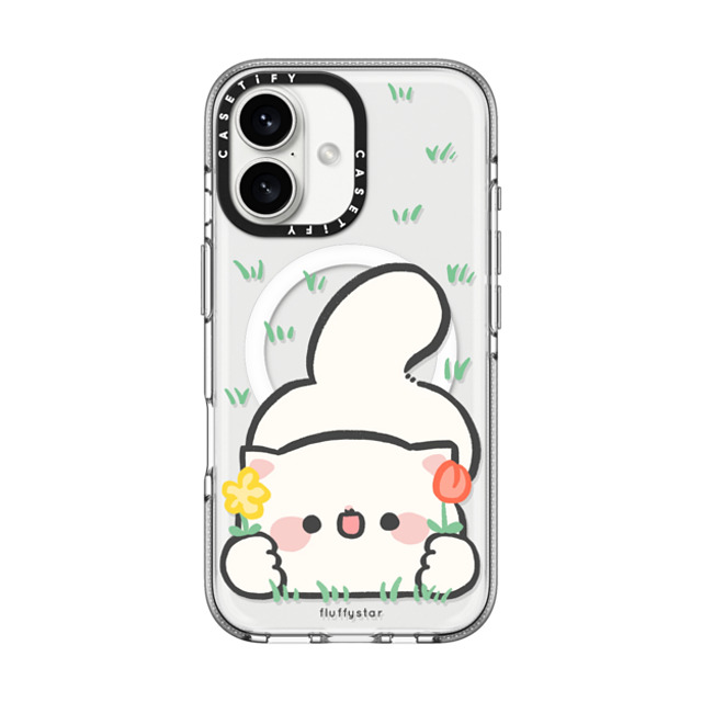 fluffystar x CASETiFY iPhone 16 Case クリア クリア ケース MagSafe対応 You are My Flower Nini Back to School fluffystar x CASETiFY iPhone 16 Case クリア クリア ケース MagSafe対応 You are My Flower Nini Back to School