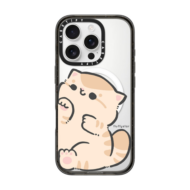 fluffystar x CASETiFY iPhone 16 Pro ケース ブラック インパクトケース MagSafe対応 With Bobo