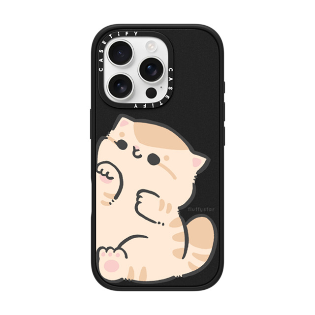 fluffystar x CASETiFY iPhone 16 Pro ケース マットブラック インパクトケース MagSafe対応 With Bobo