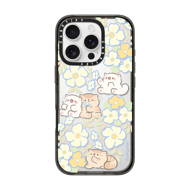 fluffystar x CASETiFY iPhone 16 Pro Case Black インパクトケース Flower day Mother's Day fluffystar x CASETiFY iPhone 16 Pro Case Black インパクトケース Flower day Mother's Day