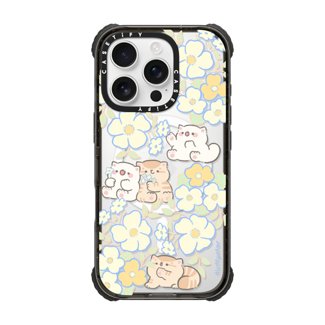 fluffystar x CASETiFY iPhone 16 Pro Case Black ウルトラ インパクトケース MagSafe 対応 Flower day fluffystar x CASETiFY iPhone 16 Pro Case Black ウルトラ インパクトケース MagSafe 対応 Flower day