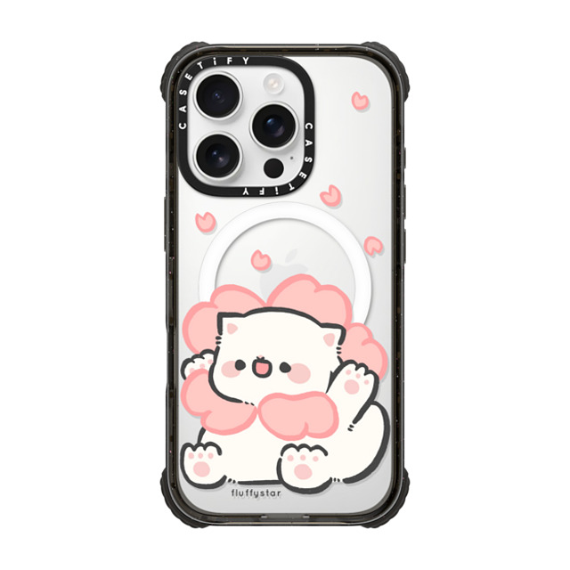 fluffystar x CASETiFY iPhone 16 Pro Case Black ウルトラ インパクトケース MagSafe 対応 Sakura Nini fluffystar x CASETiFY iPhone 16 Pro Case Black ウルトラ インパクトケース MagSafe 対応 Sakura Nini