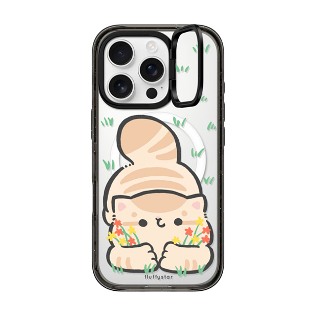 fluffystar x CASETiFY iPhone 16 Pro Case Black インパクトリングスタンドケース MagSafe対応 You are My Flower Bobo fluffystar x CASETiFY iPhone 16 Pro Case Black インパクトリングスタンドケース MagSafe対応 You are My Flower Bobo