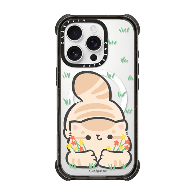 fluffystar x CASETiFY iPhone 16 Pro Case Black ウルトラ インパクトケース MagSafe 対応 You are My Flower Bobo fluffystar x CASETiFY iPhone 16 Pro Case Black ウルトラ インパクトケース MagSafe 対応 You are My Flower Bobo