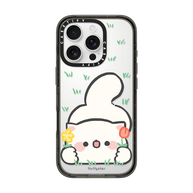 fluffystar x CASETiFY iPhone 16 Pro ケース ブラック インパクトケース You are My Flower Nini Back to School fluffystar x CASETiFY iPhone 16 Pro ケース ブラック インパクトケース You are My Flower Nini Back to School