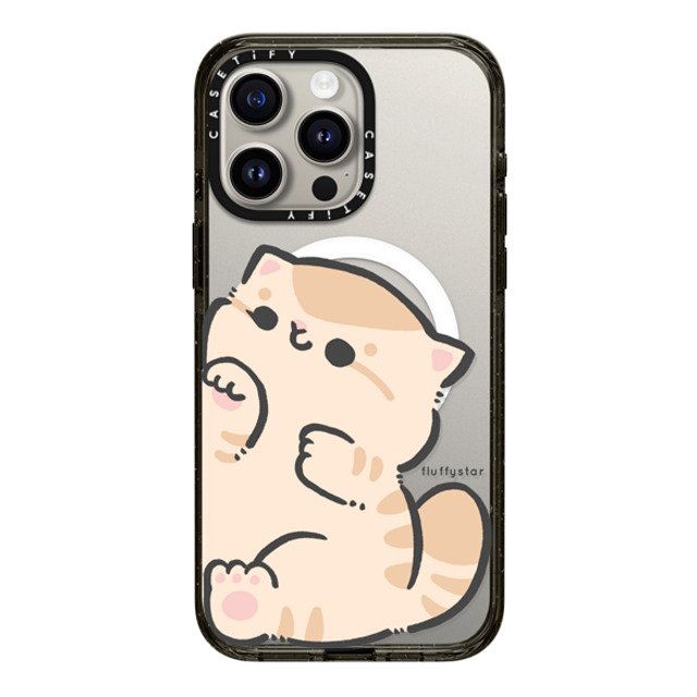 fluffystar x CASETiFY iPhone 15 Pro Max ケース ブラック インパクトケース MagSafe対応 With Bobo