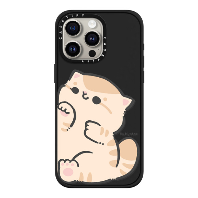 fluffystar x CASETiFY iPhone 15 Pro Max ケース マットブラック インパクトケース MagSafe対応 With Bobo