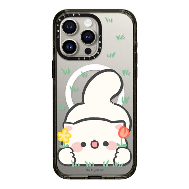 fluffystar x CASETiFY iPhone 15 Pro Max Case Black Impact Case MagSafe Compatible You are My Flower Nini fluffystar x CASETiFY iPhone 15 Pro Max Case Black Impact Case MagSafe Compatible You are My Flower Nini