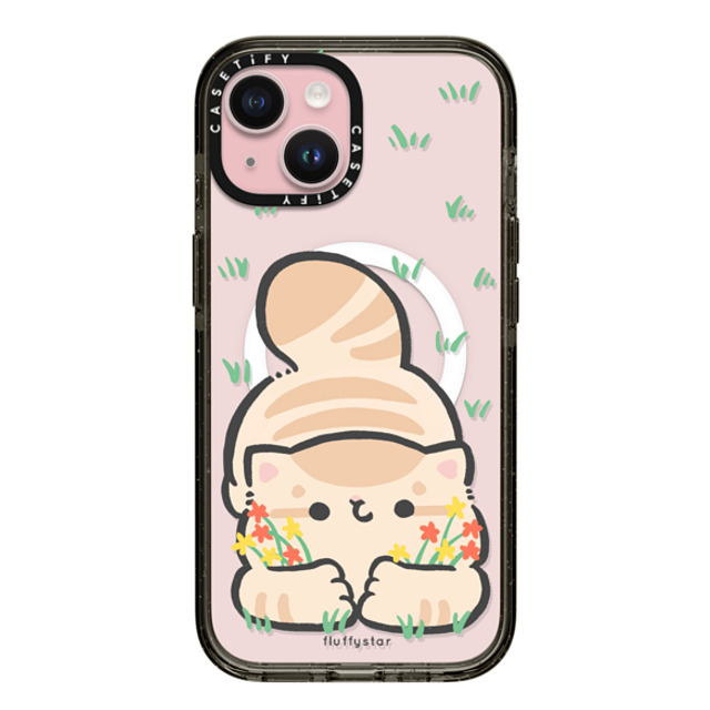 fluffystar x CASETiFY iPhone 15 Case Black Impact Case MagSafe Compatible You are My Flower Bobo fluffystar x CASETiFY iPhone 15 Case Black Impact Case MagSafe Compatible You are My Flower Bobo