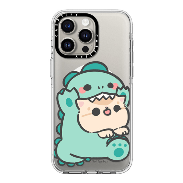 fluffystar x CASETiFY iPhone 15 Pro Max ケース クリア クリア ケース MagSafe対応 Bobo Dino