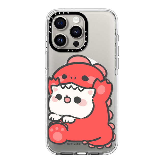 fluffystar x CASETiFY iPhone 15 Pro Max ケース クリア クリア ケース MagSafe対応 Nini Dino