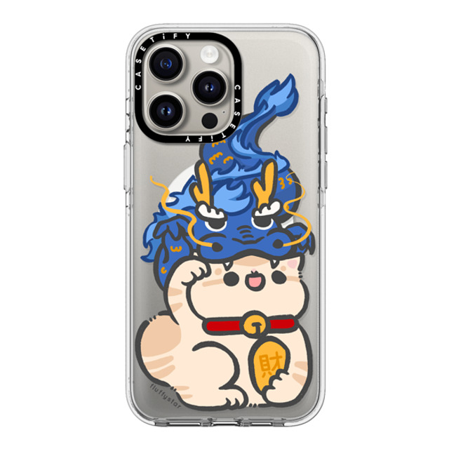 fluffystar x CASETiFY iPhone 15 Pro Max ケース クリア クリア ケース MagSafe対応 Bobo in Dragon Year