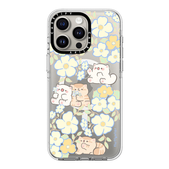 fluffystar x CASETiFY iPhone 15 Pro Max Case Clear Clear Case MagSafe Compatible Flower day fluffystar x CASETiFY iPhone 15 Pro Max Case Clear Clear Case MagSafe Compatible Flower day