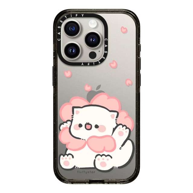 fluffystar x CASETiFY iPhone 15 Pro Case Black Impact Case Sakura Nini fluffystar x CASETiFY iPhone 15 Pro Case Black Impact Case Sakura Nini