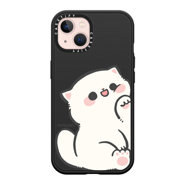 fluffystar x CASETiFY iPhone 13 ケース マットブラック インパクトケース MagSafe対応 With Nini