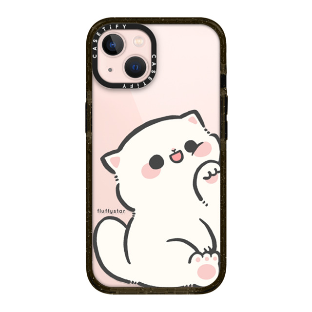 fluffystar x CASETiFY iPhone 13 ケース ブラック インパクトケース With Nini