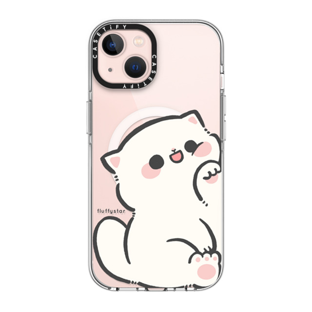 fluffystar x CASETiFY iPhone 13 ケース クリア クリア ケース MagSafe対応 With Nini