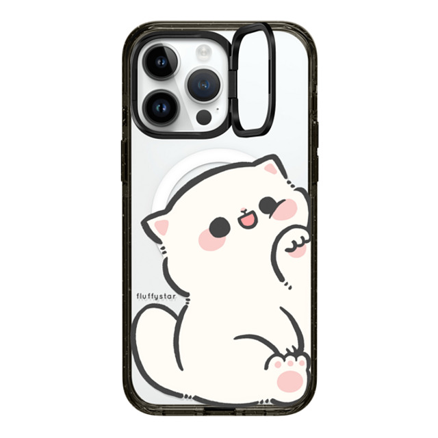 fluffystar x CASETiFY iPhone 14 Pro Max Case Black インパクトリングスタンドケース MagSafe対応 With Nini fluffystar x CASETiFY iPhone 14 Pro Max Case Black インパクトリングスタンドケース MagSafe対応 With Nini